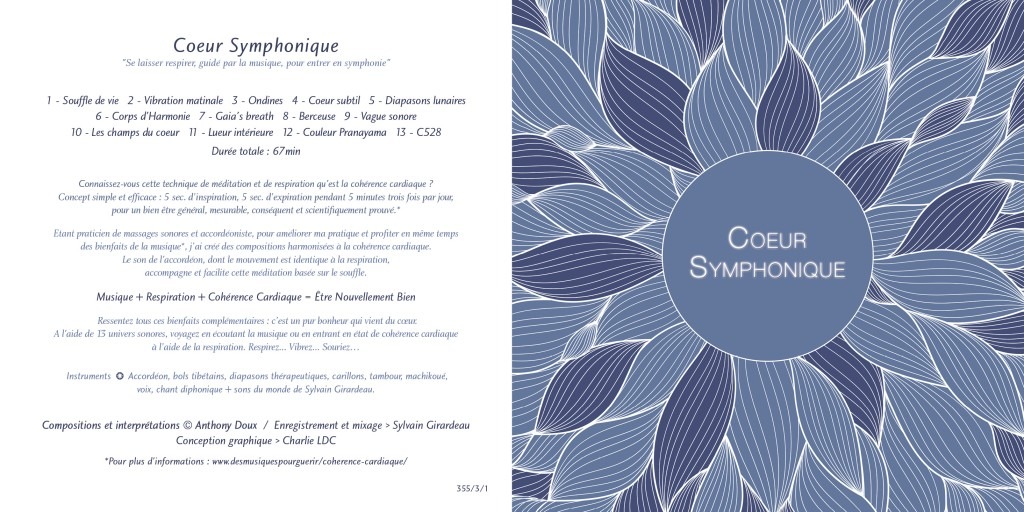 CD Coeur Symphonique (entier)- Anthony Doux
